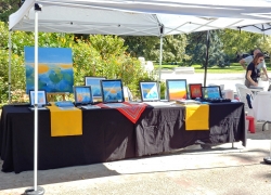 Stand de Michele Guilloteau au Jardin des Plantes - Toulouse