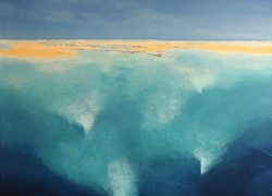 Bleu Océan -  100x100 - Vendu