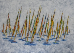 Régate blanche - 61x38