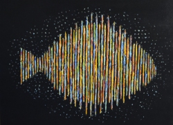 Poisson bulle - 46 x 38 - Vendu