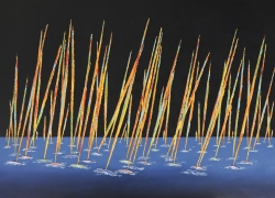 Régate de l\' Ile d\'Yeu  116x73  - 2023 - Vendu