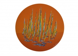 Régate estivale de la Turballe_- Tondo  30cm