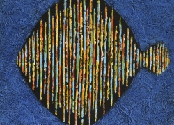 Turbot heureux - 30x30