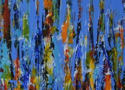 Mats bleus - 13x13 - Vendu