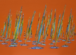 Régate de l'espoir  48x27 Vendu